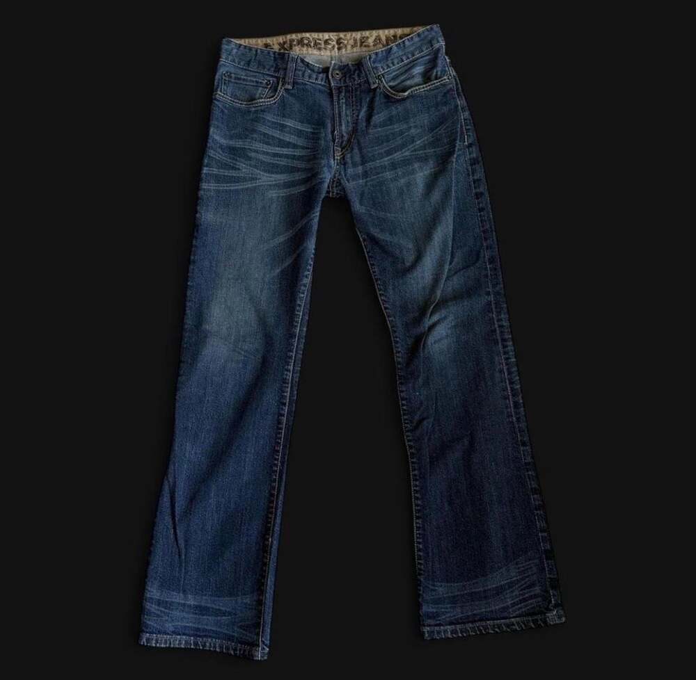 Express VNTG Men’s Jeans Classic Low Rise Boot Cut Jeans 31x32 Y2K
